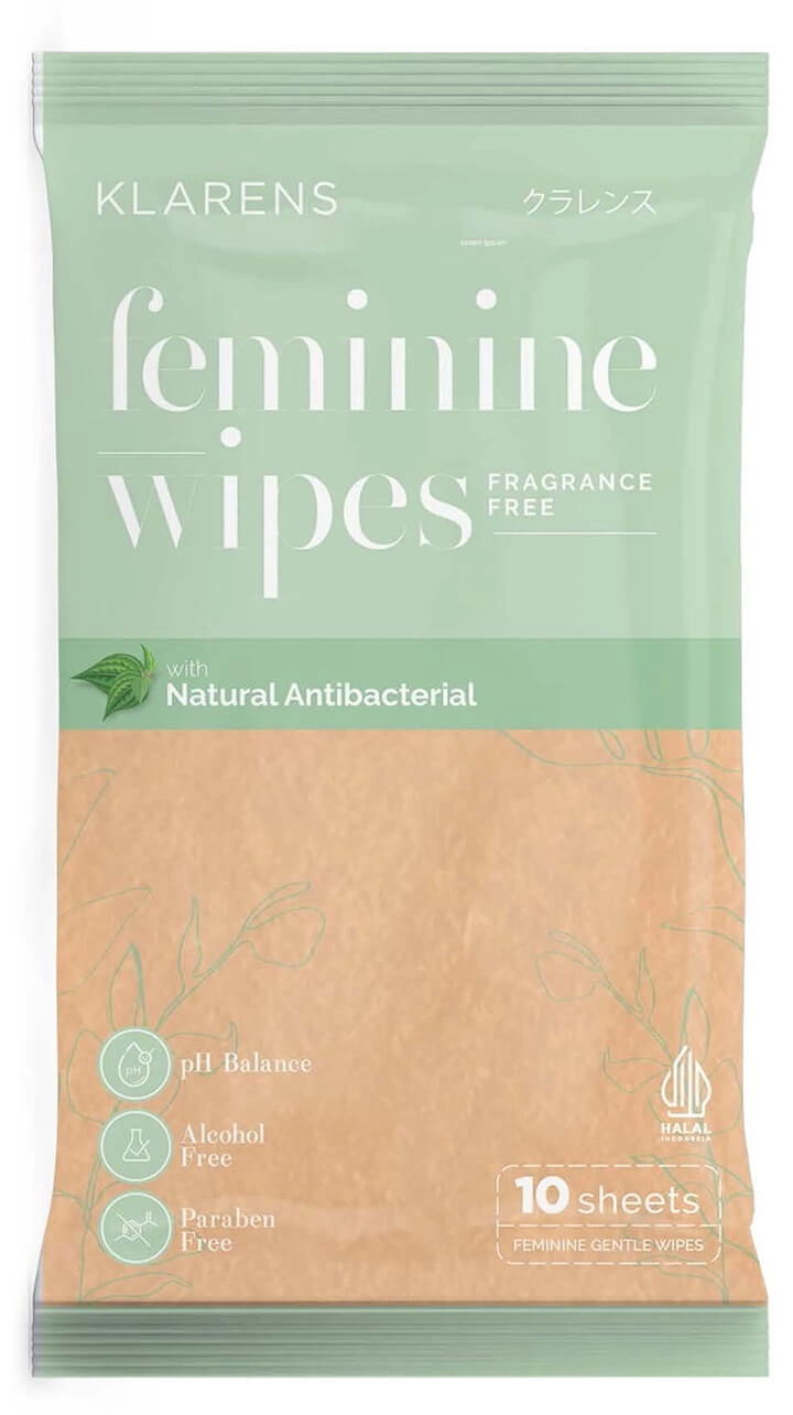 KLARENS FEMININE WIPES 10 Sheets